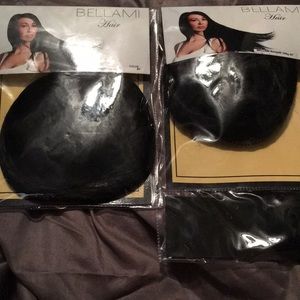 Bellami boogatti hair extensions  1 jet black